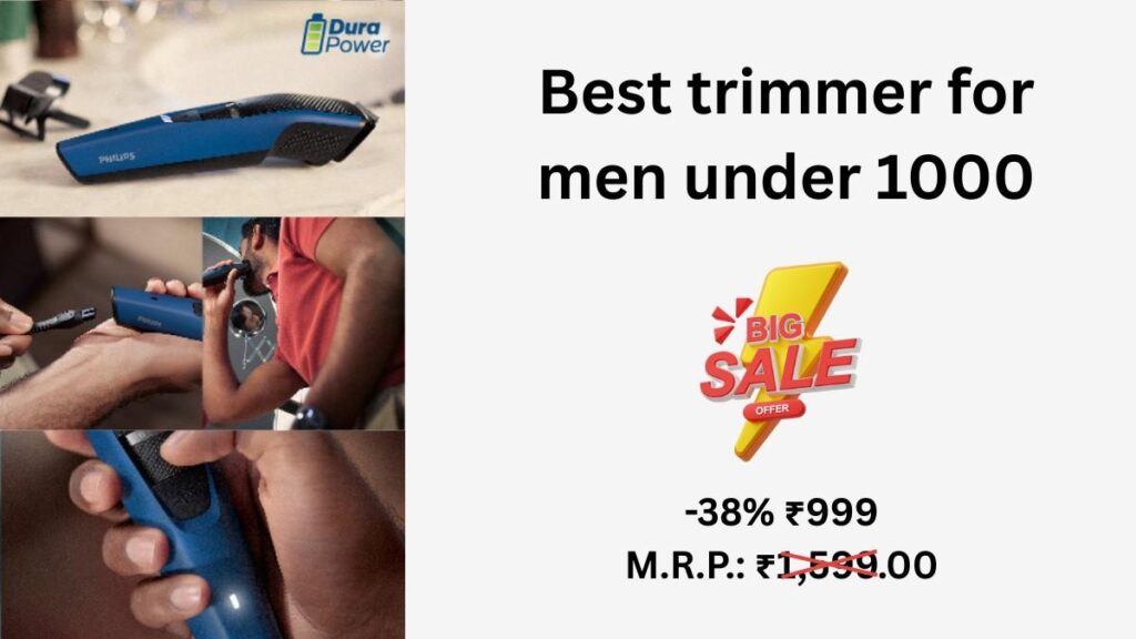 Philips Skin Friendly Beard Trimmer BT3303/30 – Best Trimmer for Men Under 1000 रुपये