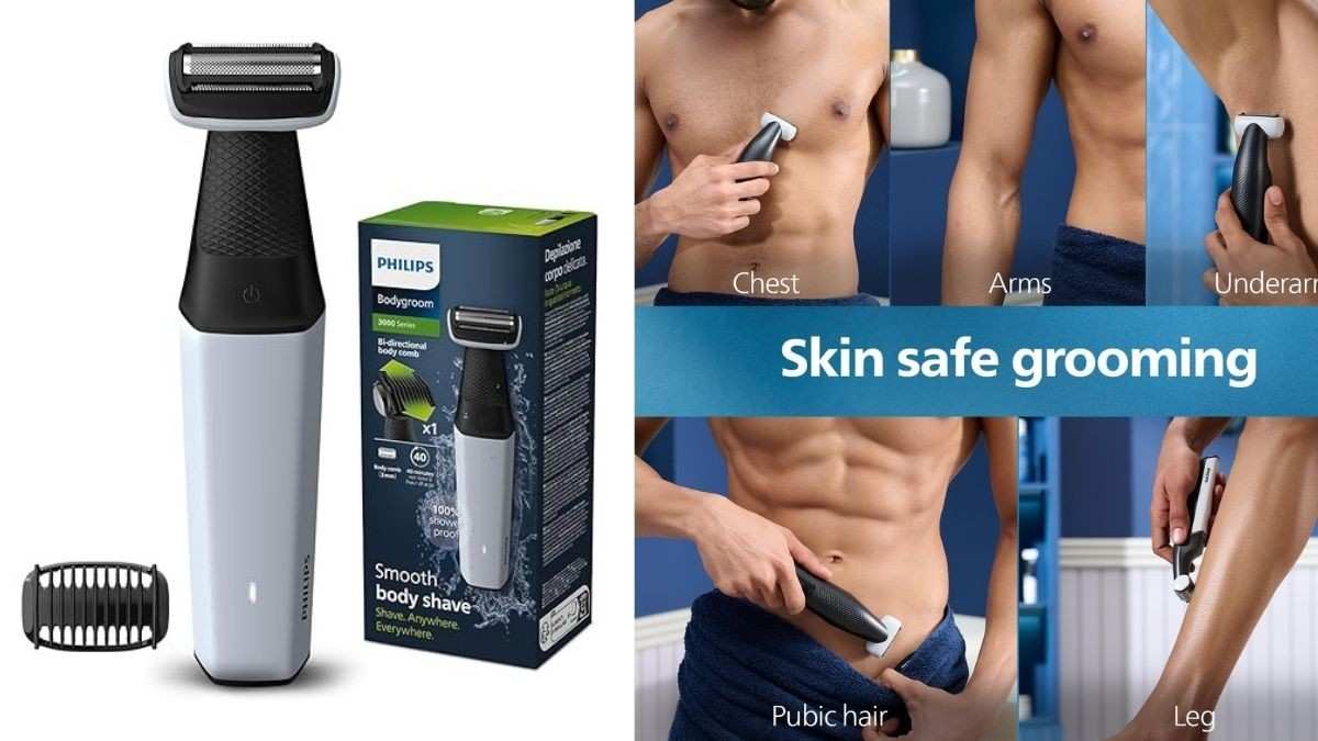 Philips BG3007/01 Body & Groin Trimmer for Men with Skin Safe Grooming, 30% Discount Price ₹1,899